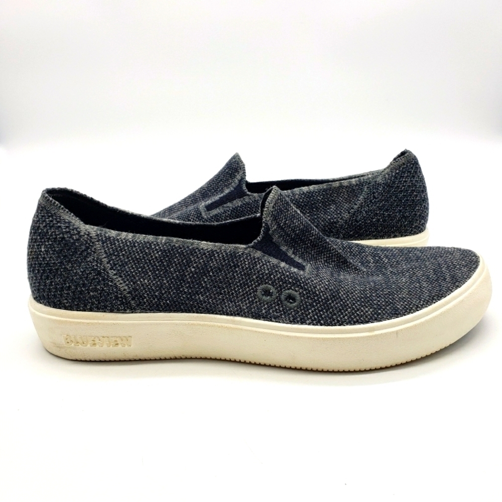 Blueview unisex slip on sneakers black grey Men US 9.5 Women US 11 Pacific style